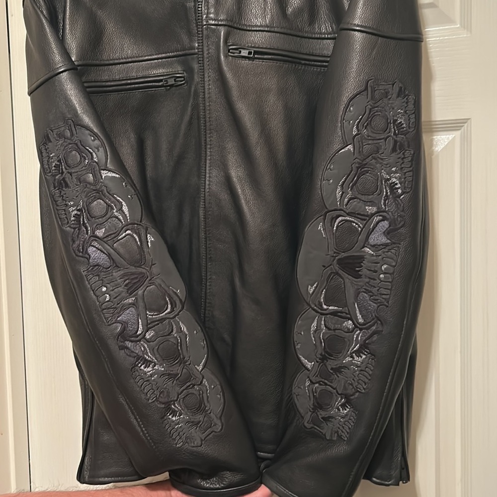Men’s Leather Jacket Wilson’s Leather 2XL Black NWT